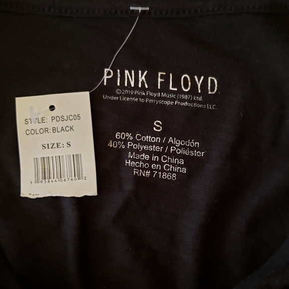 NWT Pink Floyd Long Sleeve Shirt Size Small - Picture 4 of 4